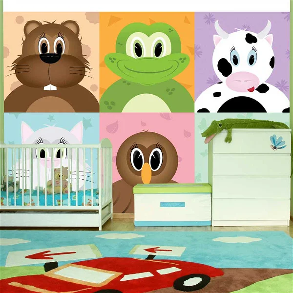 Papel pintado Animales felices