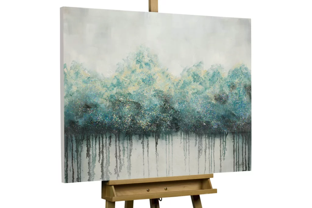 pintura acrílica impermeable bosque