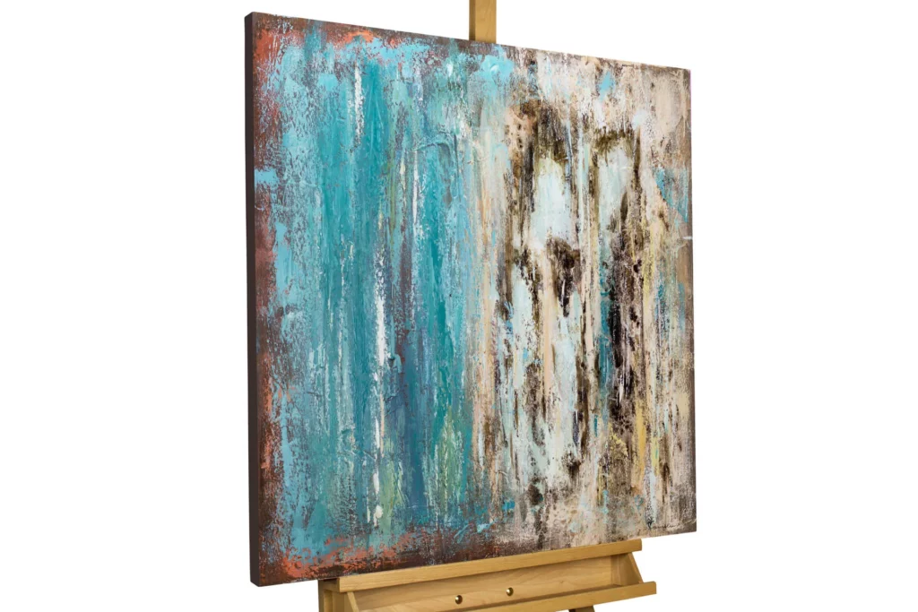pintura acrílica lluvia de cristales