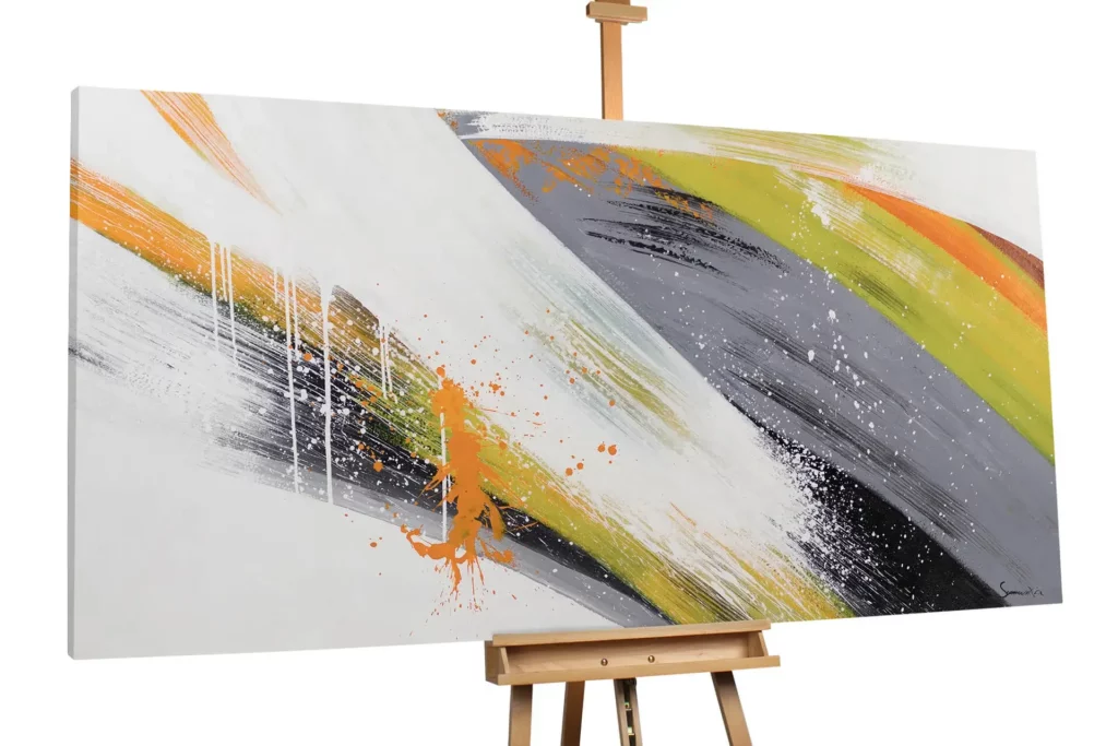 pintura al óleo ola de energía