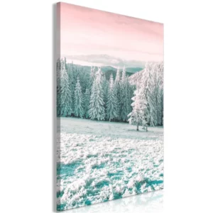 Impresión de arte sobre lienzo 'Severe Winter Vertical'