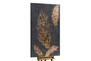 Pintura al óleo XXL "Plumas poderosas