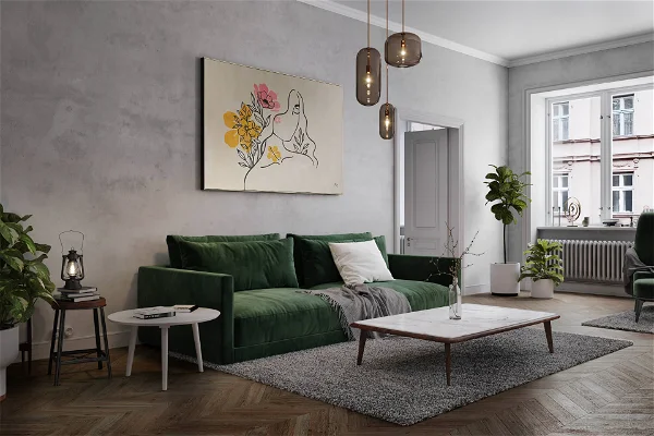 XXL Oil paintings 'Spring Princess'