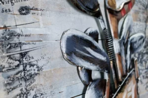 imagen de madera 3d golf juego