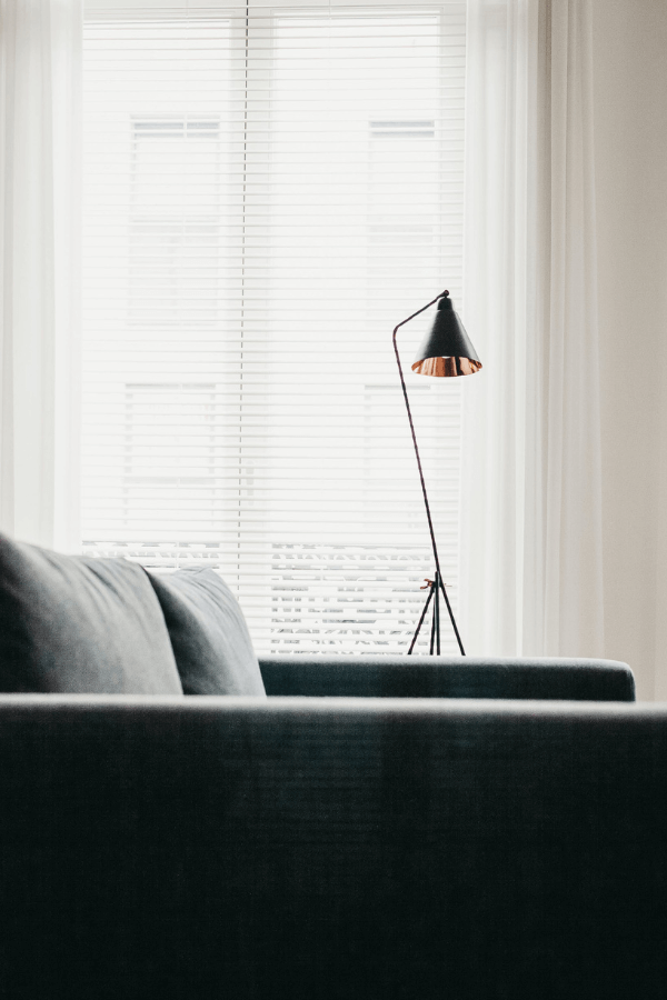 minimalist living room lamp