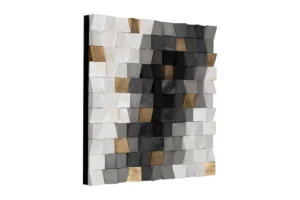 imagen de madera 3d nubes doradas