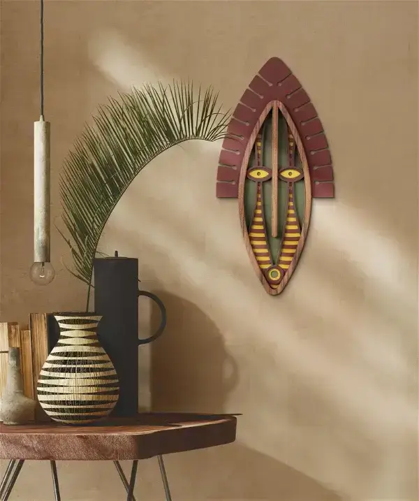 Máscara en madera 'Modern African Mask #41'