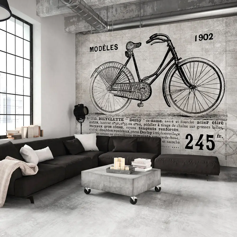 Papel pintado 'Bicycle (Vintage)'