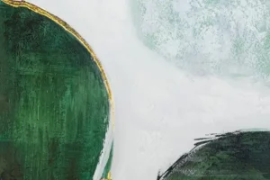 pinturas acrílicas continentes verdes