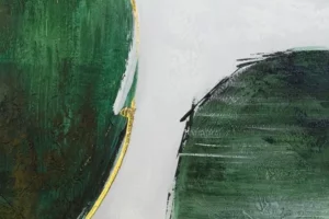 pinturas acrílicas continentes verdes