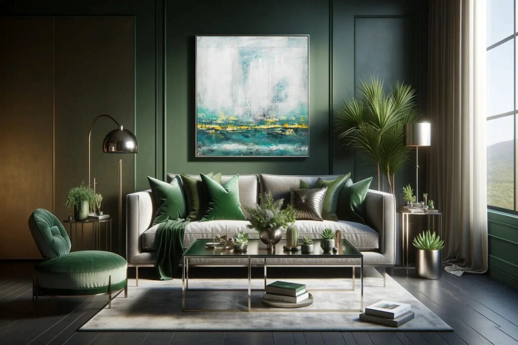 Cuadro pintado a mano 'Another Perspective' 80x80cm