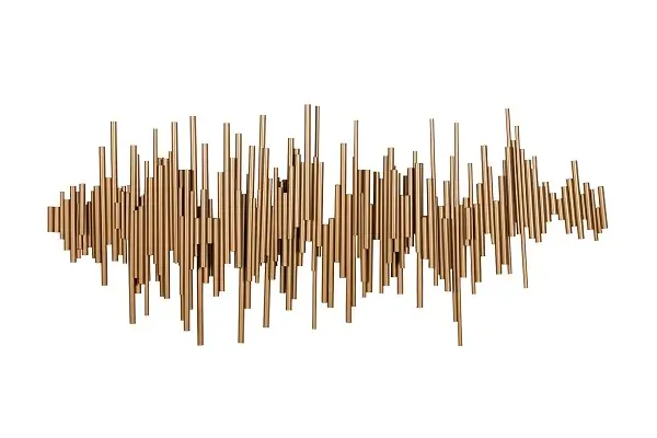Escultura de pared de metal 'Beat of Life'