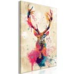 art-print-watercolour-deer-vertical