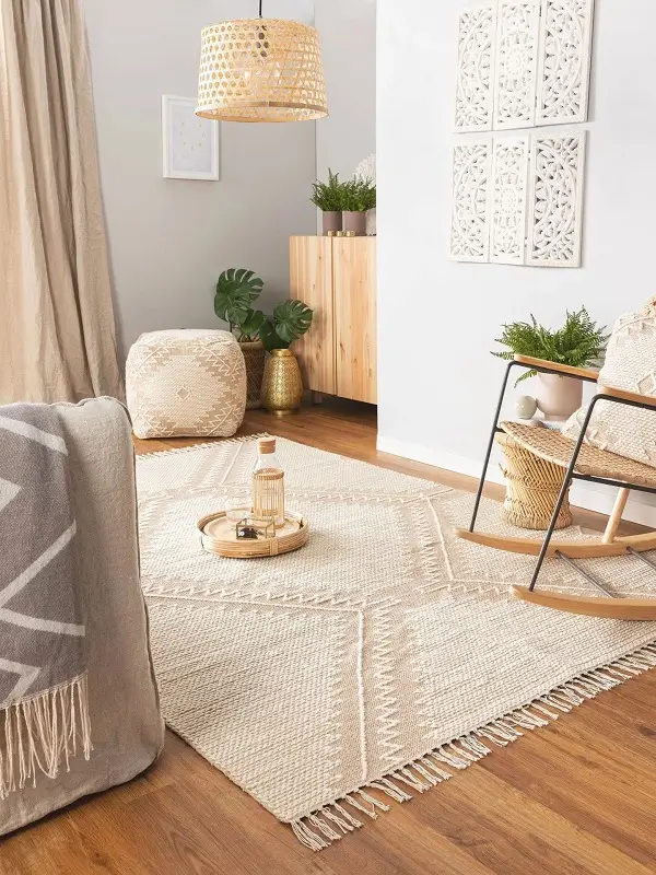 algodón-alfombra-sidney-beige