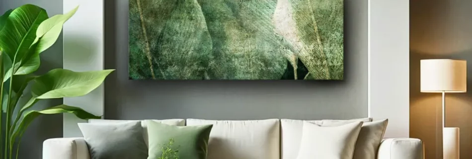 Impresión sobre lienzo 'Green Revolution Wide