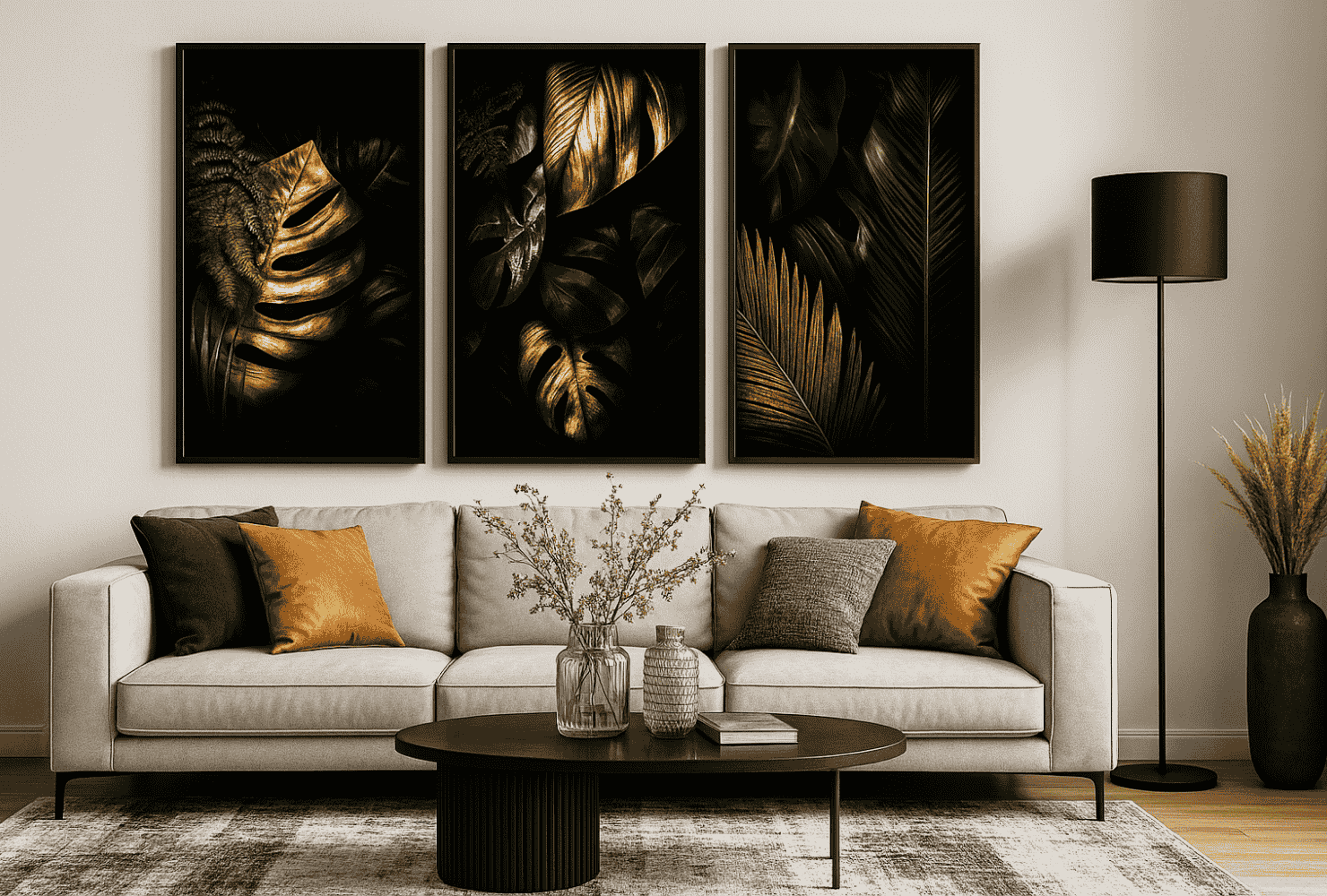 Affordable canvas prints for the living room