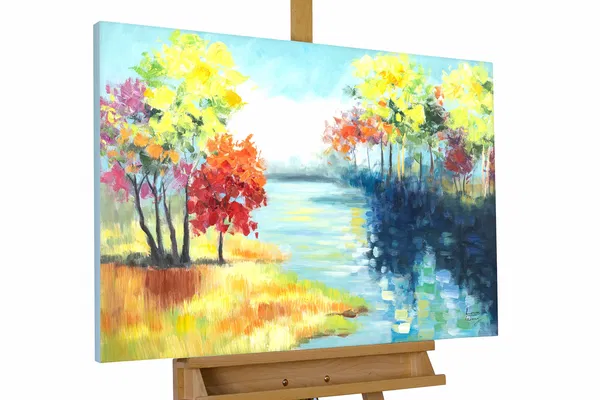 Handpainted Painting 'Last Summer Days'